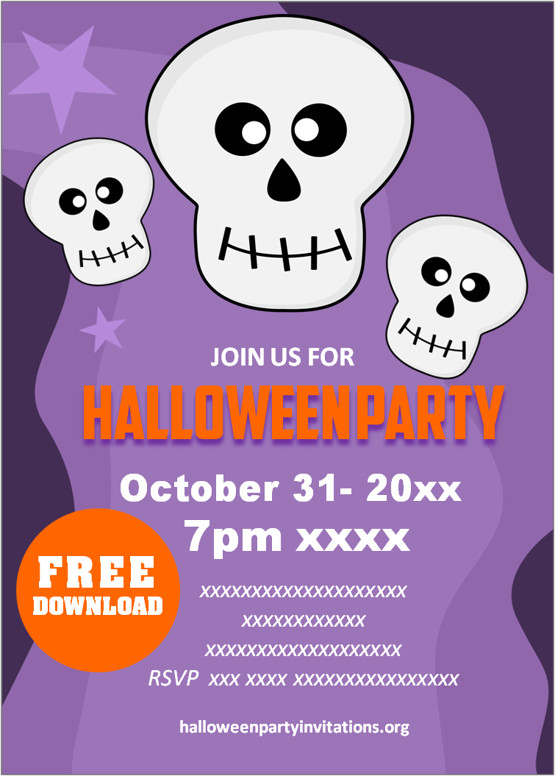 halloween party invitations