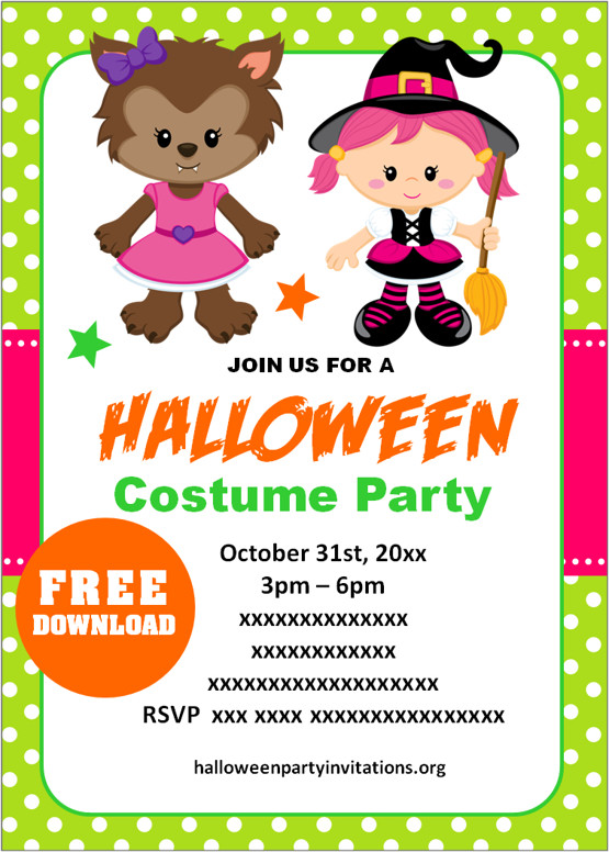 halloween party invitations