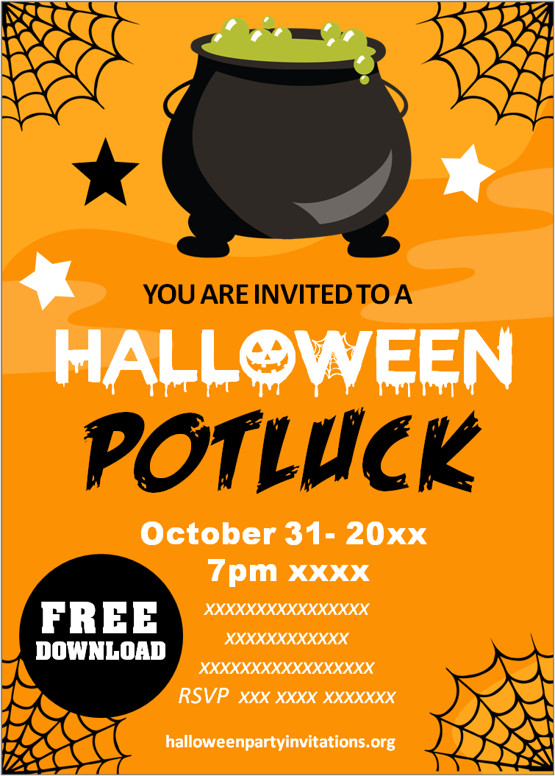 halloween party invitations templates