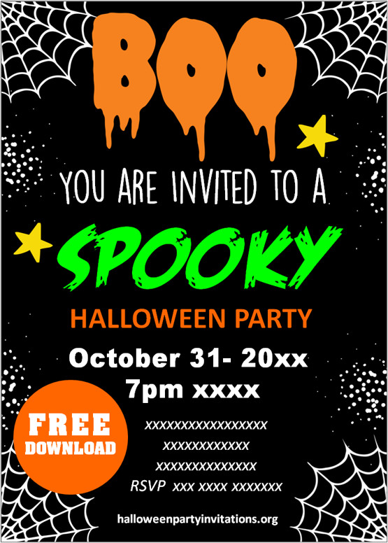 halloween party invitations ideas